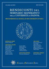 RENDICONTI DEL SEMINARIO MATEMATICO DELLA UNIVERSITA DI PADOVA